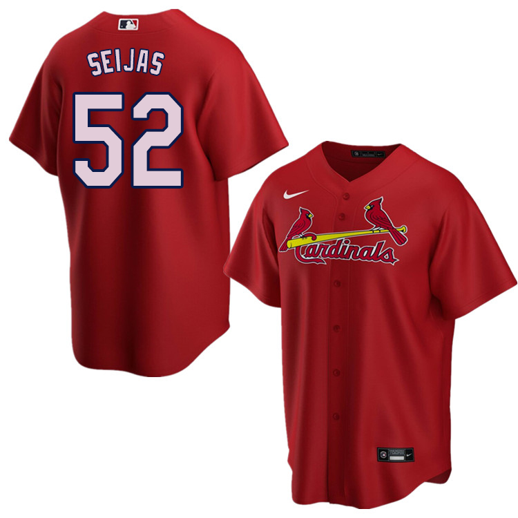 Nike Men #52 Alvaro Seijas St.Louis Cardinals Baseball Jerseys Sale-Red